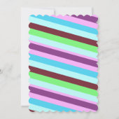 Dertig Flirty en bloeiende 30e Verjaardag Uitnodig Kaart (Achterkant)