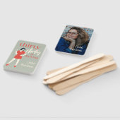 Dertig Flirty & Thriving gepersonaliseerde foto Handwaaier (Niet-gemonteerd)