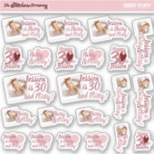 Dertig & Flirty Verjaardag Meisje Labels | Dertigs (Voorkant)