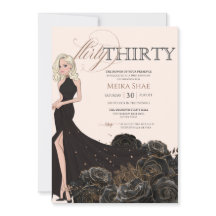 Dertig Glam Black & Roos Gold 30e verjaardag