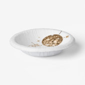 Dertig Gouden Disco Bal 30e Verjaardagsfeestje Papieren Kommen (Gebogen)