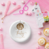 Dertig Gouden Disco Bal 30e Verjaardagsfeestje Papieren Kommen (Feest)