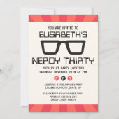 Dertig jaar feest met een geekige bril kaart (Voorkant)