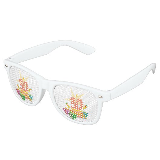 dertig jaar jong vieren retro zonnebril (Gekanteld)