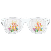 dertig jaar jong vieren retro zonnebril (Voorkant)