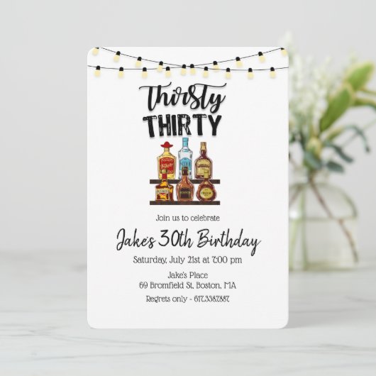 Dertig jaar Uitnodiging (Staand voorkant)