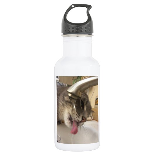 Dertig kattenwaterflesje. waterfles (Voorkant)