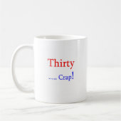 Dertig ... Krap! Koffiemok (Links)