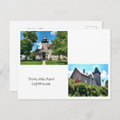 Dertig Mile Point Lighthouse Briefkaart (Voorkant / Achterkant)