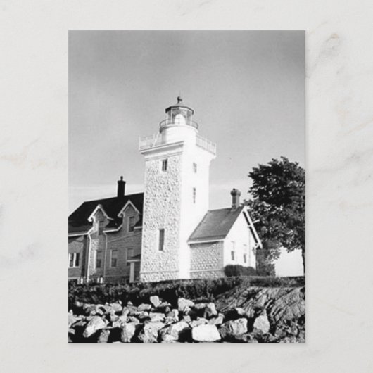 Dertig Mile Point Lighthouse Briefkaart (Voorkant)