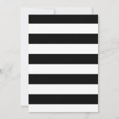 Dertig moderne zwarte en witte 30e verjaardag kaart (Achterkant)