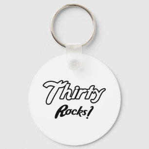 Dertig Rocks Birthday Gifts Sleutelhanger