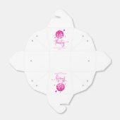 Dertig roze discobal 30e verjaardagsfeest bedankdoosjes (Uitgevouwen)