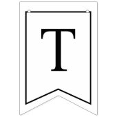 Dertig Verjaardagsbanner Dertig en Fabulous Buntin Vlaggetjes (Eerste vlag)