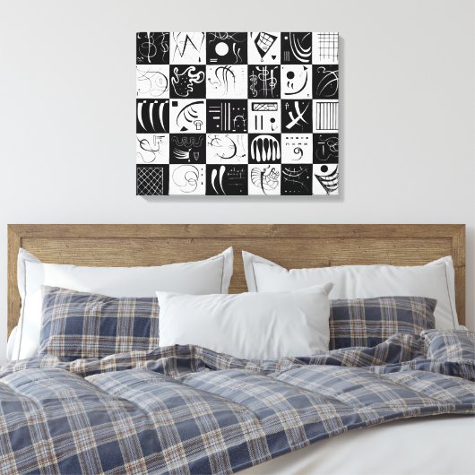 Dertig | Wassily Kandinsky | Canvas Afdruk (Insitu (Slaapkamer))