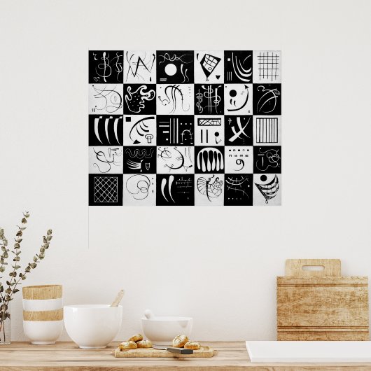 Dertig | Wassily Kandinsky | Poster (Keuken)