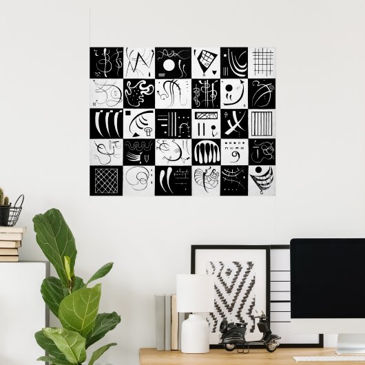 Dertig | Wassily Kandinsky | Poster (Thuiskantoor)