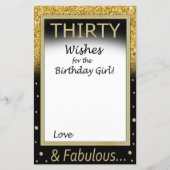 Dertig wensen voor het verjaardagsmeisje (Voorkant)