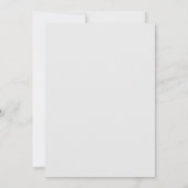 Dertig Wit & Goud Elegant Witte Bloemige Verjaarda Kaart (Achterkant)
