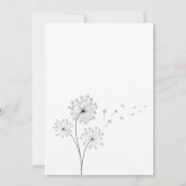 Dertig zwarte en witte uitnodiging (Achterkant)