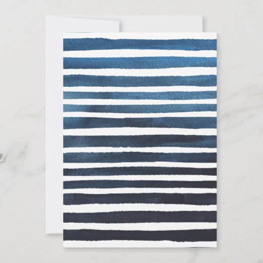 Dertigday Silver Balloon | Blauwe Partij Kaart (Achterkant)