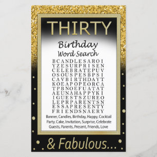 Dertigday Word Search Game