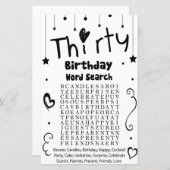 Dertigday word search game (Voorkant / Achterkant)