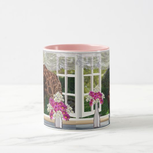 Dertige Giraffe in mijn raam, Mok (Midden)