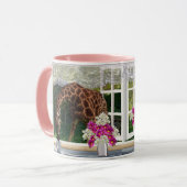 Dertige Giraffe in mijn raam, Mok (Voorkant links)