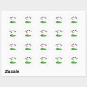 Dertigste 30e Golf Verjaardagsfeest Dertigste Golf Ronde Sticker (Vel)
