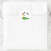 Dertigste 30e Golf Verjaardagsfeest Dertigste Golf Ronde Sticker (Tas)
