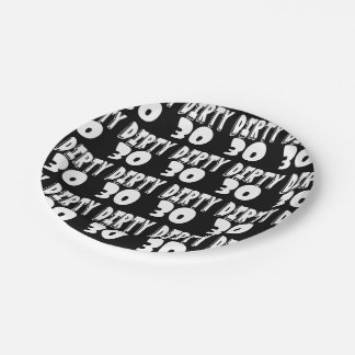 Dertigste verjaardag Dirty Thirty 30th Papieren Bordje