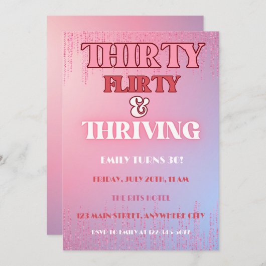 Dertigtal slachtoffers en dertig verjaardag kaart (Voorkant / Achterkant)