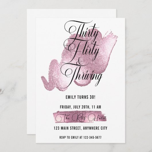 Dertigtal slachtoffers en dertig verjaardag kaart (Voorkant / Achterkant)