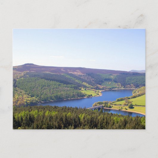 Derwent Reservoir, Derbyshire, Engeland Briefkaart (Voorkant)