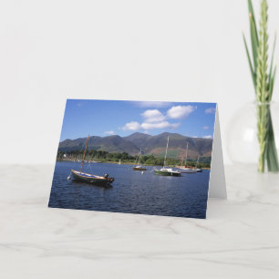 Derwent Water Cumbria England Bedankkaart