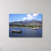 Derwent Water Cumbria England Canvas Afdruk (Voorkant)