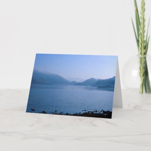 Derwent Water Cumbria England Kaart (Voorkant)