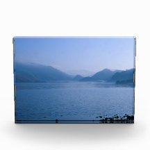 Derwent Water Cumbria England Kaart Poster