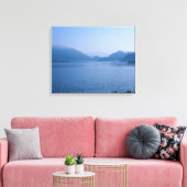 Derwent Water Cumbria England Kaart Poster Plaque Canvas Afdruk (Insitu (Woonkamer))