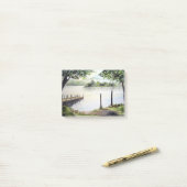 Derwent Water Keswick England Waterverf Painting Post-it® Notes (Op bureau)