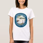Derwent Water Keswick England Waterverf Painting T-shirt (Voorkant)