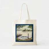 Derwent Water Keswick England Waterverf Painting Tote Bag (Voorkant)