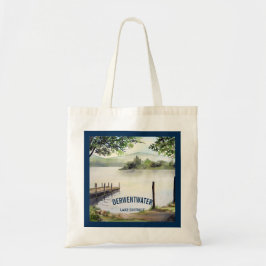 Derwent Water Keswick England Waterverf Painting Tote Bag