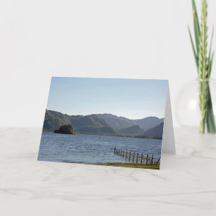 Derwent Water Lake District Cumbria England Bedankkaart