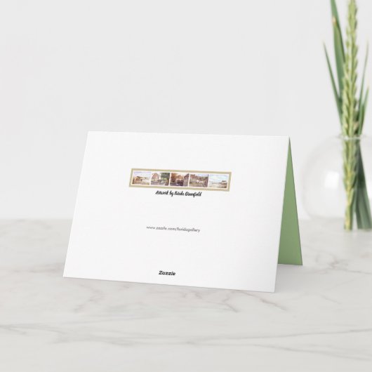 Derwent Water, Lake District, Engeland Kaart (Achterkant)