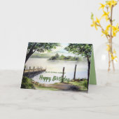 Derwent Water, Lake District, Engeland Kaart (Gele Bloem)