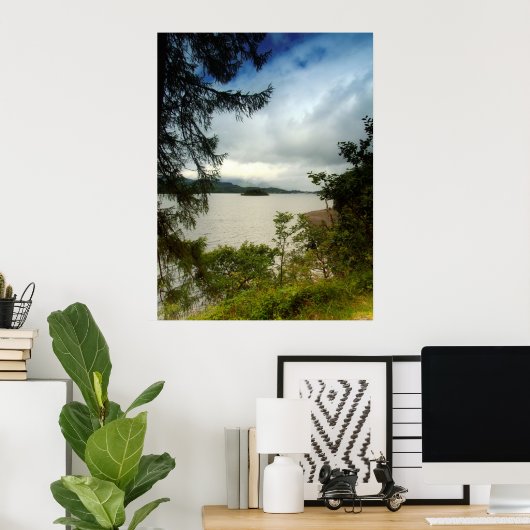 Derwent Water Poster (Thuiskantoor)