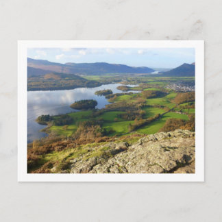 Derwent Water uit Walla Crag Briefkaart