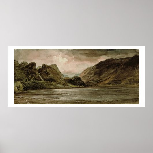 Derwentwater, Cumberland, c.1806 Poster (Voorkant)